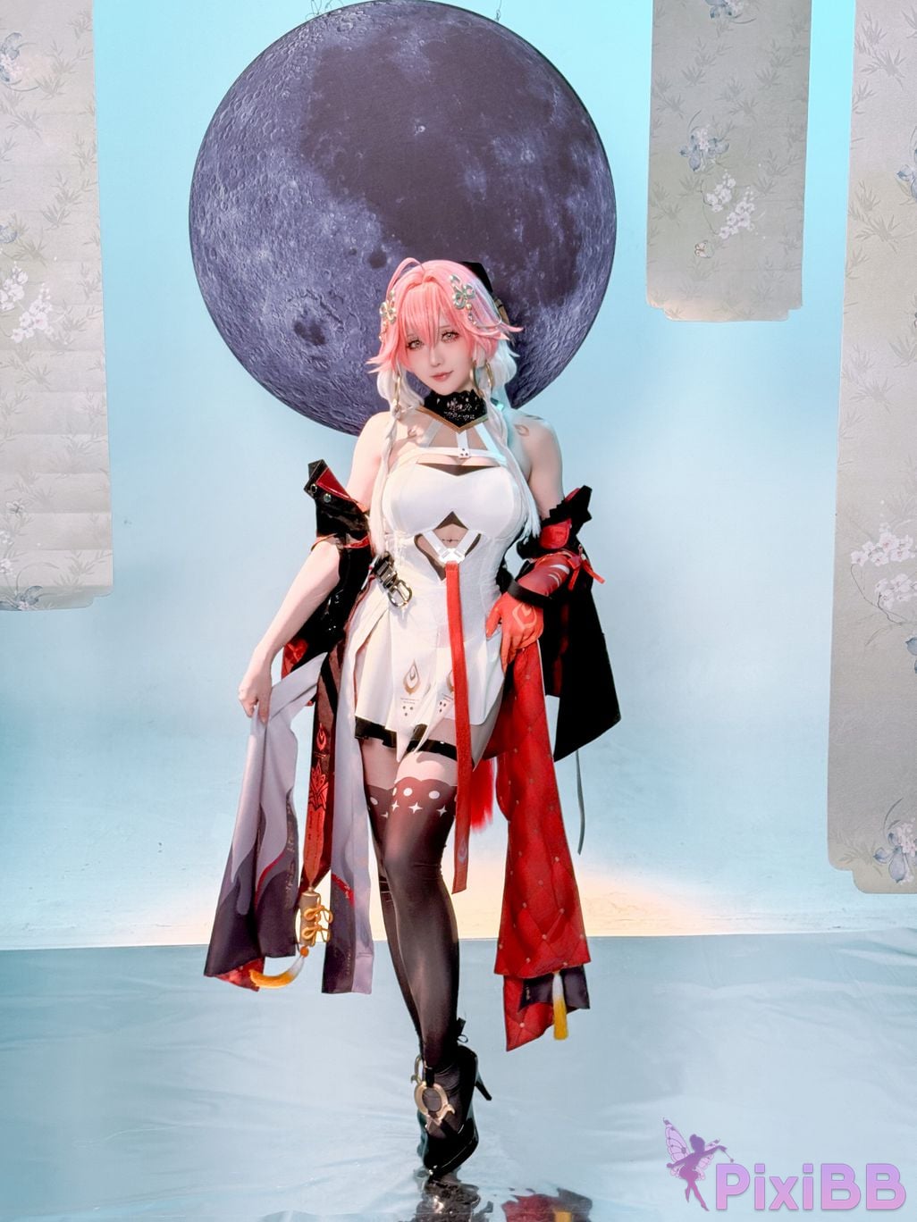 Cosplayer The star is late Hoshilily Ming Chao long distance PixiBB.COM 017