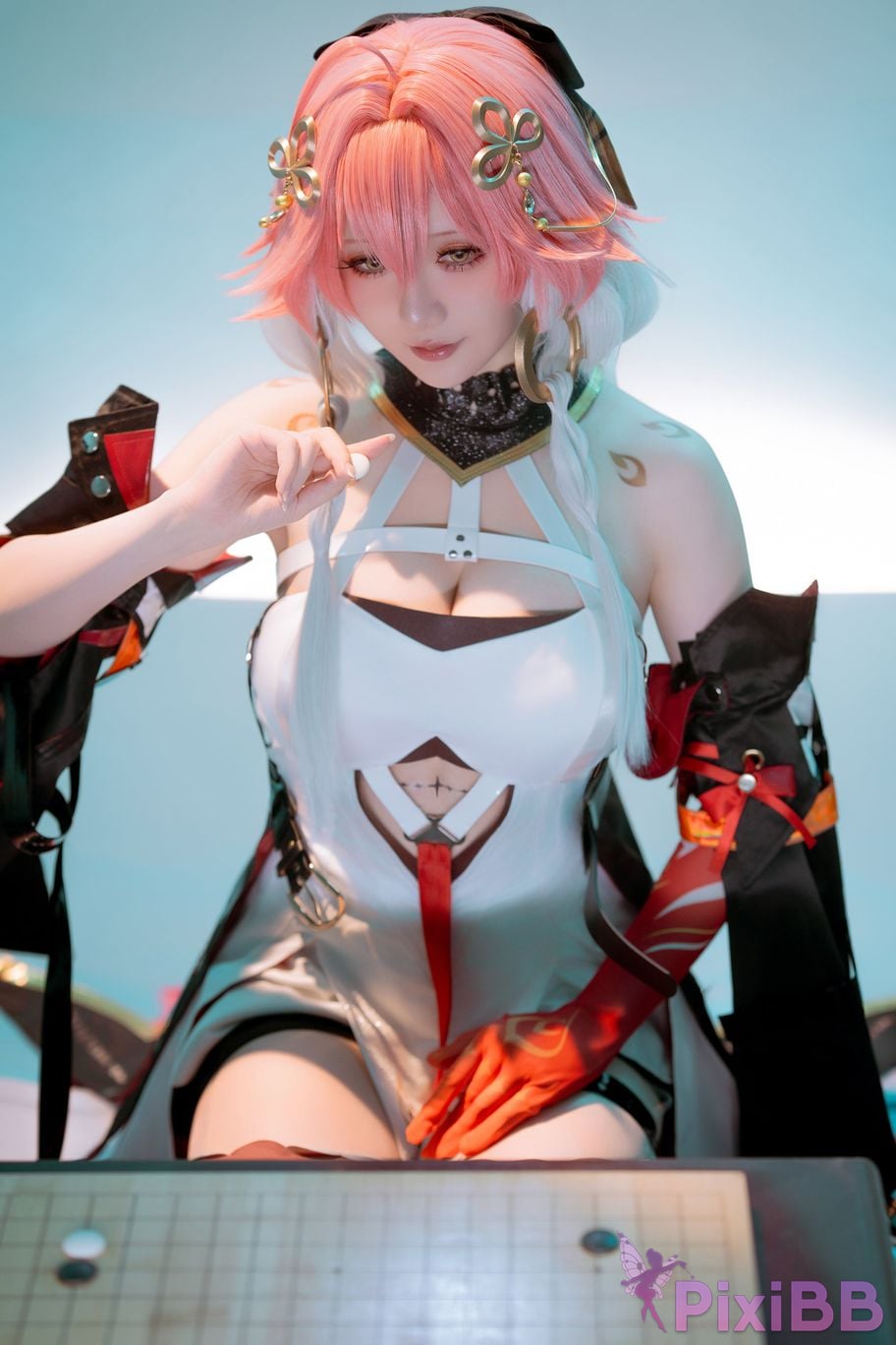 Cosplayer The star is late Hoshilily Ming Chao long distance PixiBB.COM 024