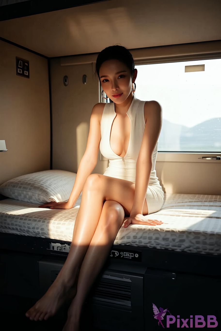 AIGirl Mimei High speed rail travel PixiBB.COM 068