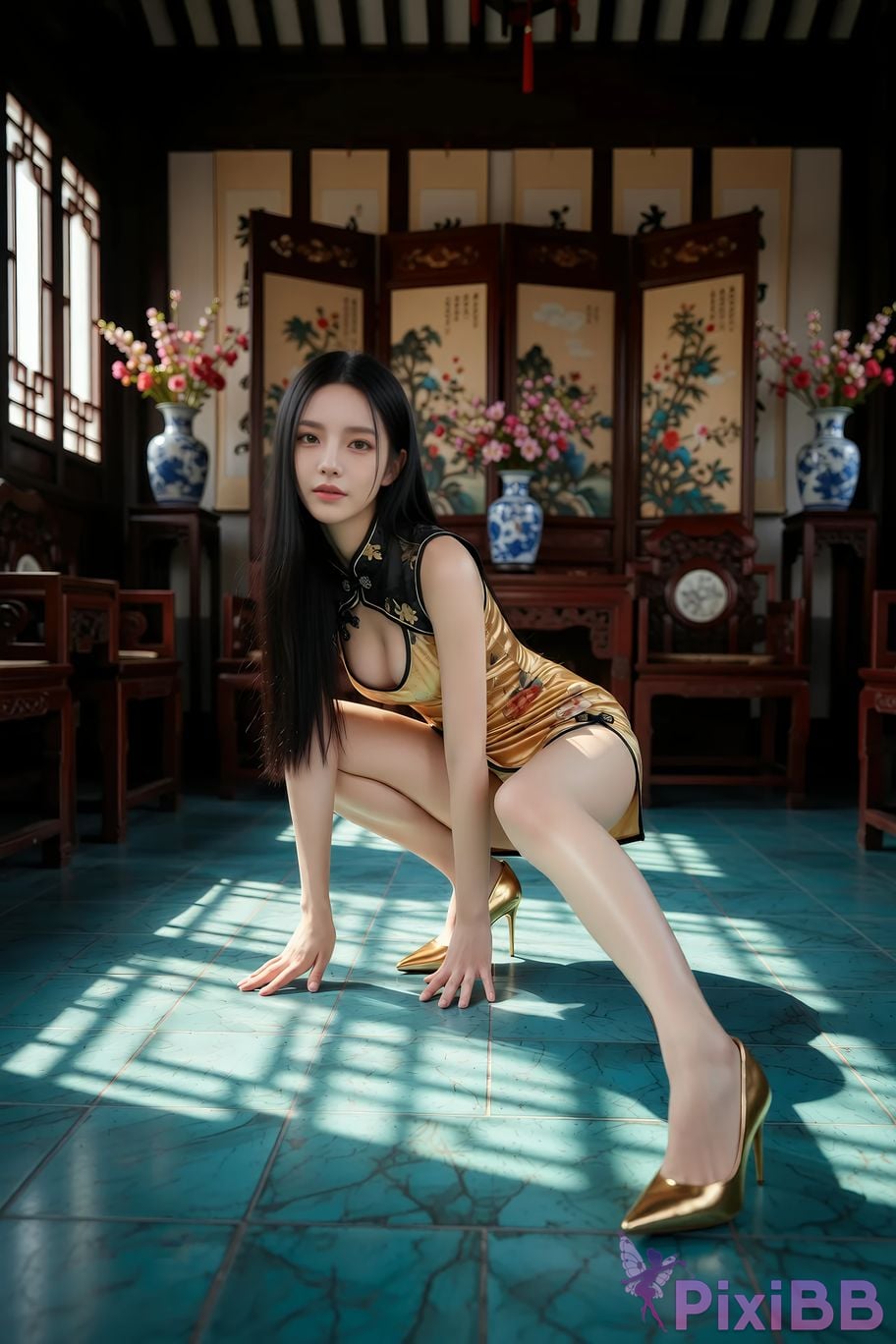 AIGirl Mimei Chinese ancient style PixiBB.COM 009