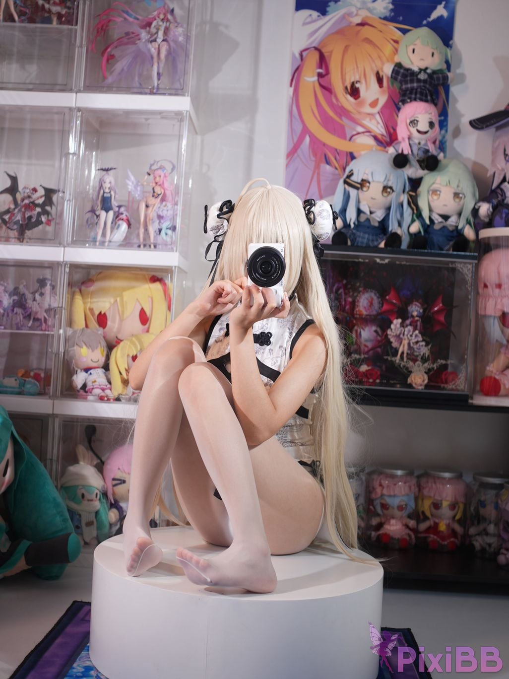 Cosplayer white oak Shirly emptiness of fate Kasuganoqiong cheongsam PixiBB.COM 023.JPG