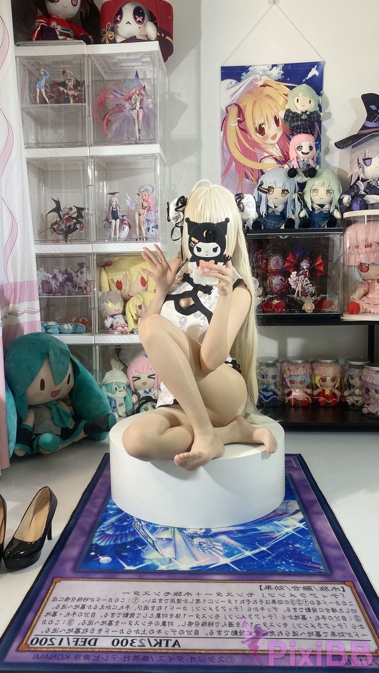Cosplayer white oak Shirly emptiness of fate Kasuganoqiong cheongsam PixiBB.COM 075.PNG