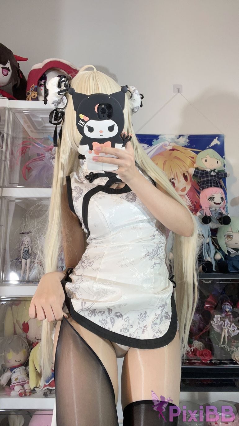 Cosplayer white oak Shirly emptiness of fate Kasuganoqiong cheongsam PixiBB.COM 116.PNG