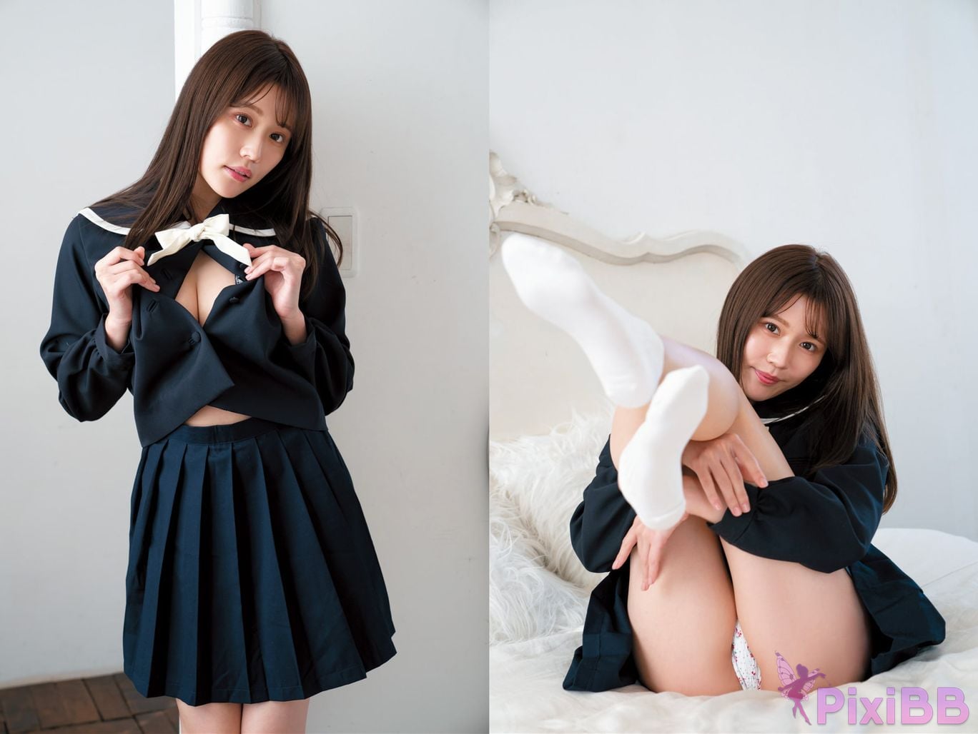 Japanese Idol Yuka Kohinata Asa Gei Secret digital photo book Vol.2 love model answer sister sailor special PixiBB.COM 028