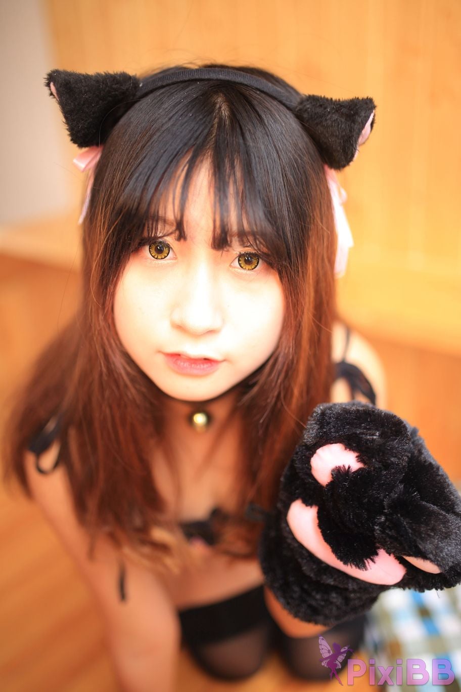 Cosplayer Mao Jiu Jiang Sakura Cat Jiujiang bathroom cat ears PixiBB.COM 257.JPG