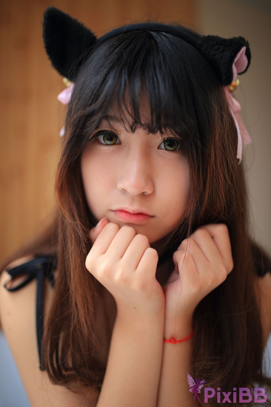 Cosplayer Mao Jiu Jiang Sakura Cat Jiujiang bathroom cat ears PixiBB.COM 263.JPG