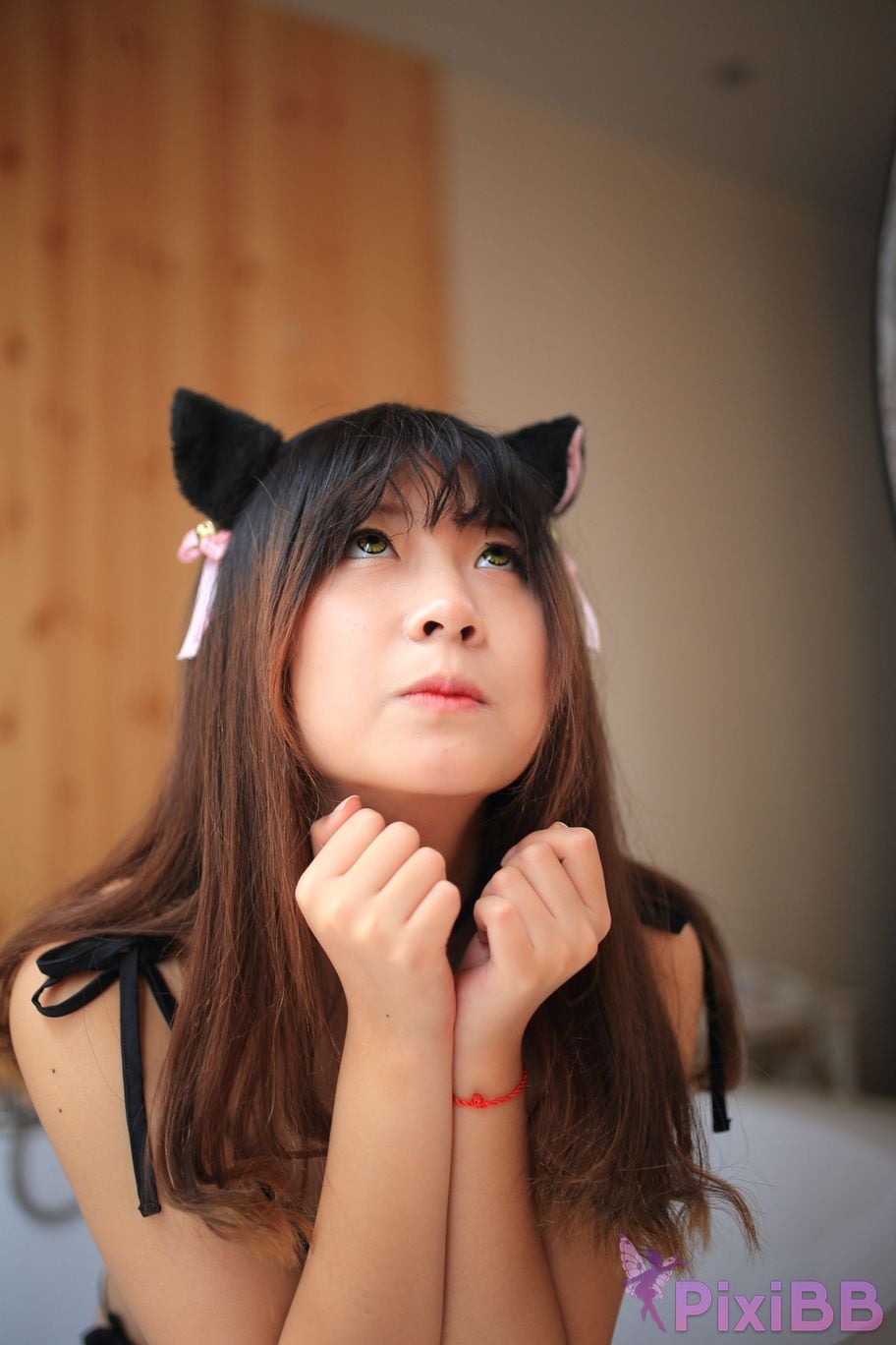 Cosplayer Mao Jiu Jiang Sakura Cat Jiujiang bathroom cat ears PixiBB.COM 264.JPG