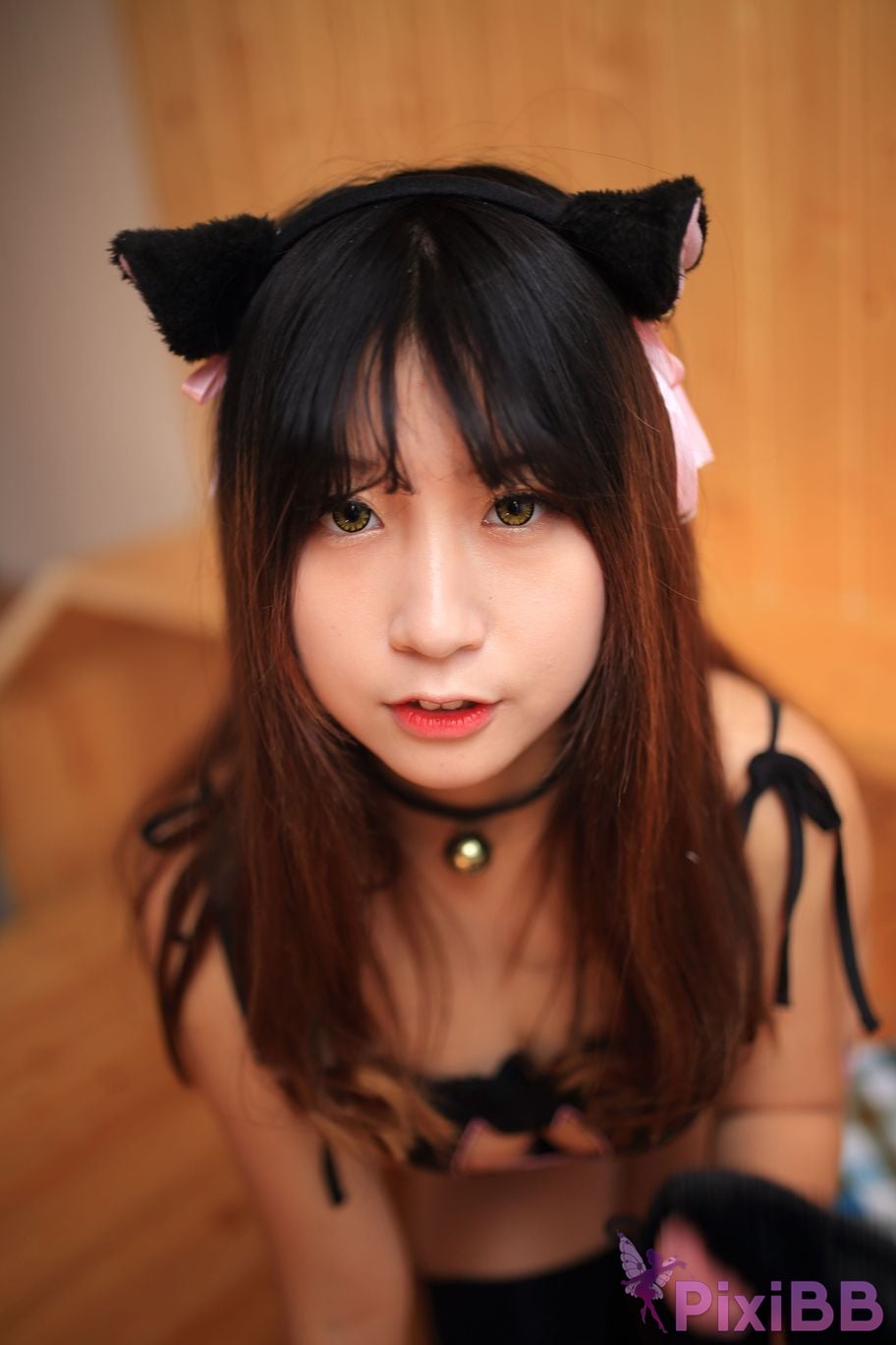 Cosplayer Mao Jiu Jiang Sakura Cat Jiujiang bathroom cat ears PixiBB.COM 279.JPG