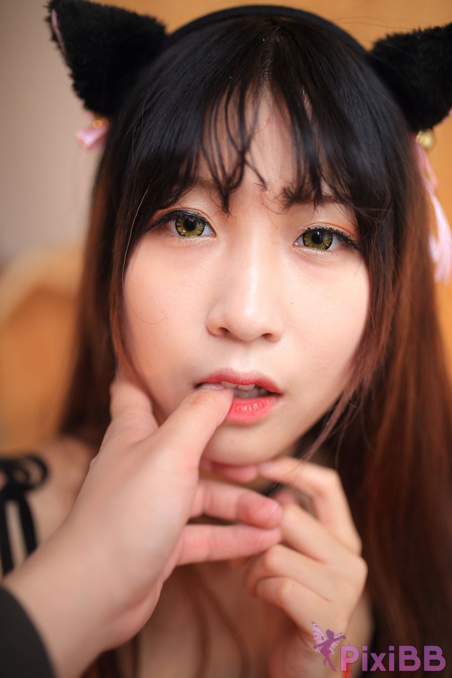Cosplayer Mao Jiu Jiang Sakura Cat Jiujiang bathroom cat ears PixiBB.COM 534.JPG