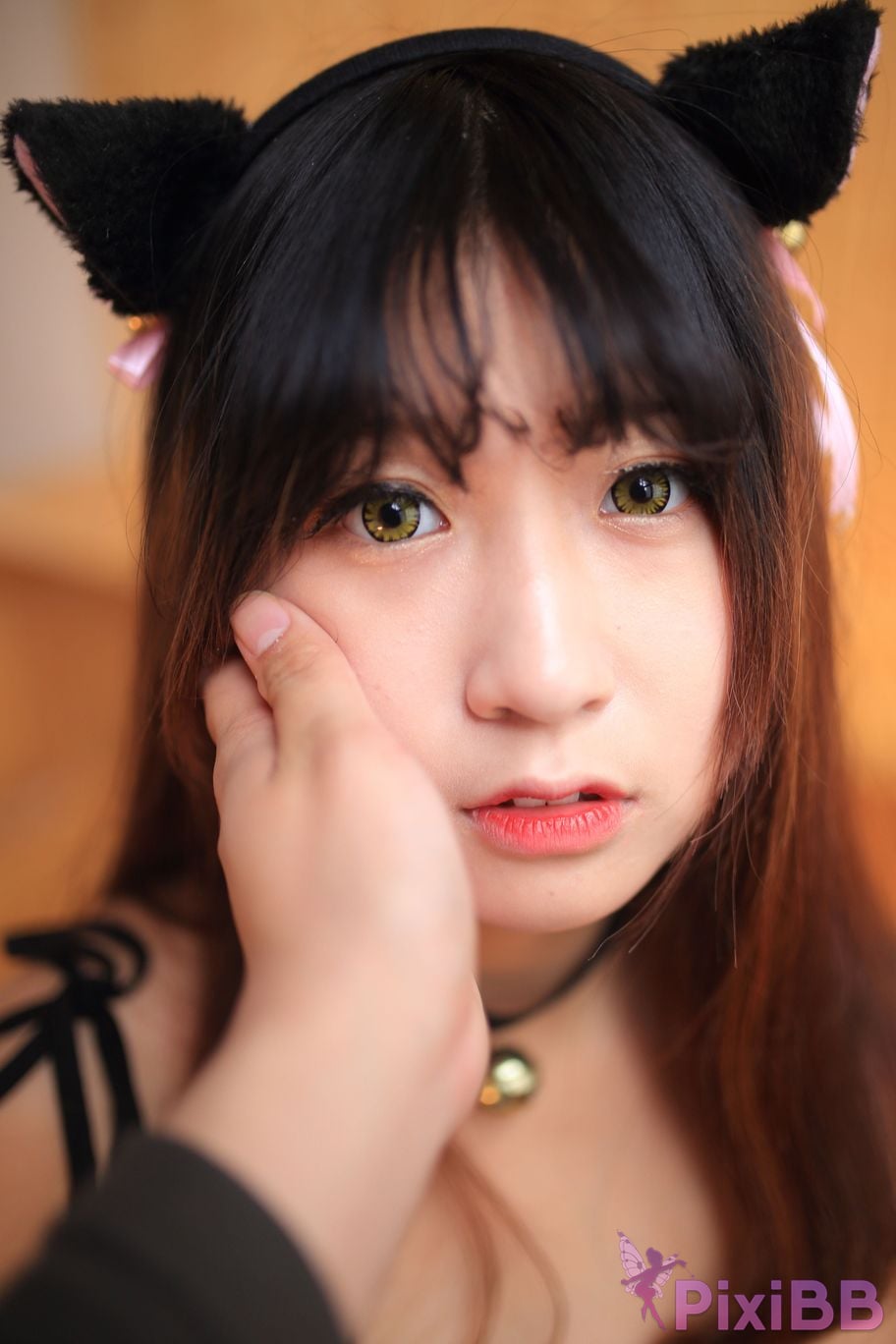 Cosplayer Mao Jiu Jiang Sakura Cat Jiujiang bathroom cat ears PixiBB.COM 545.JPG