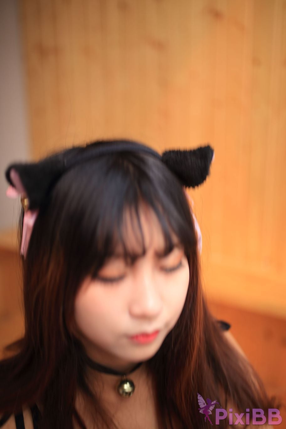 Cosplayer Mao Jiu Jiang Sakura Cat Jiujiang bathroom cat ears PixiBB.COM 578.JPG