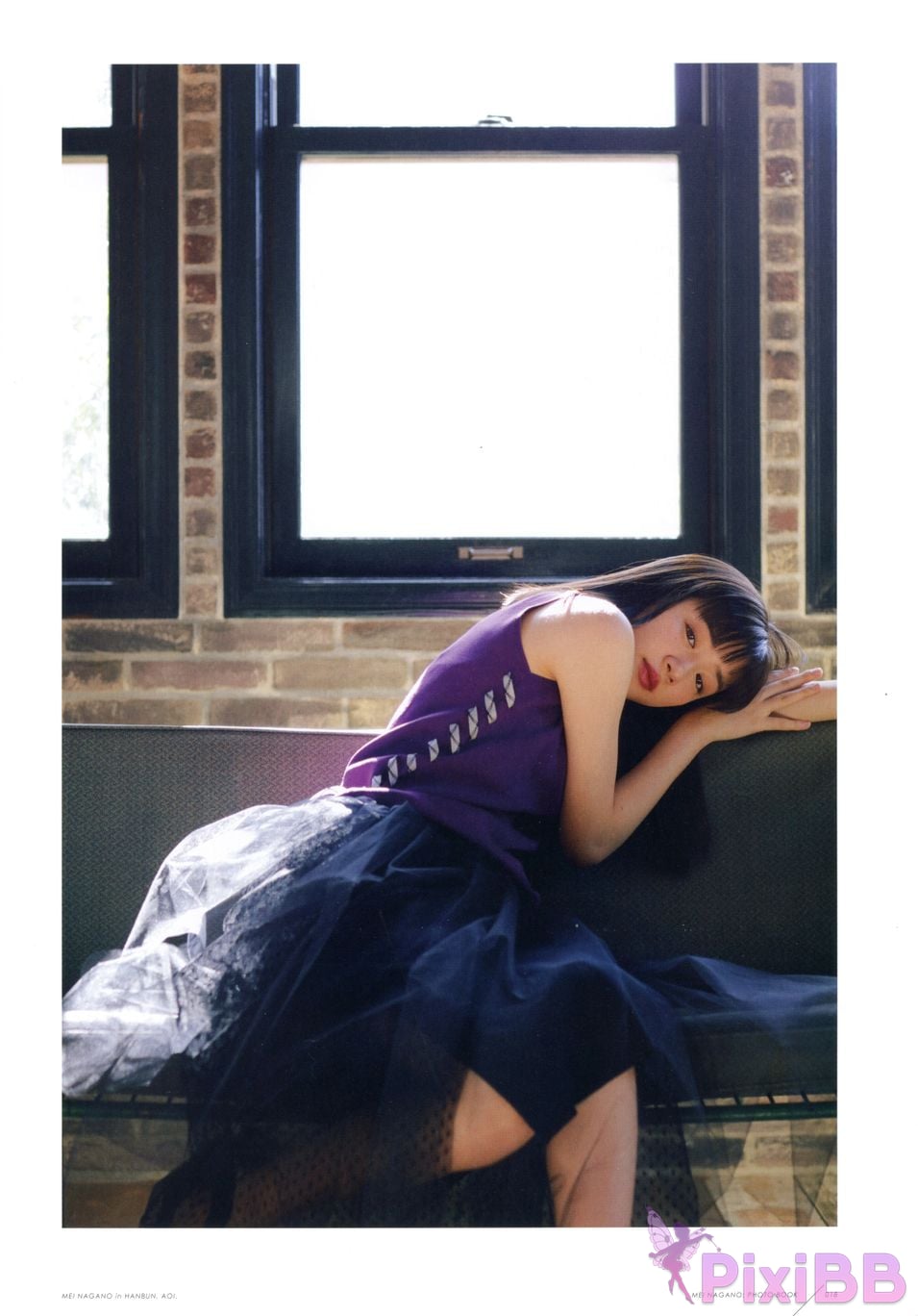 Japanese Idol Mei Nagano PHOTO BOOK in half blue PixiBB.COM 012