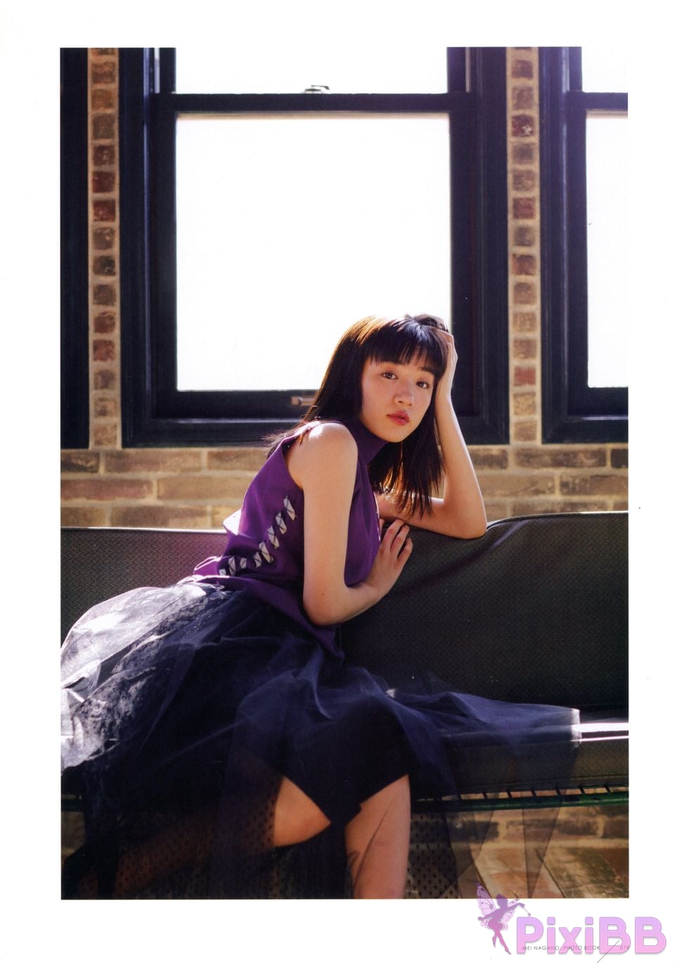 Japanese Idol Mei Nagano PHOTO BOOK in half blue PixiBB.COM 013