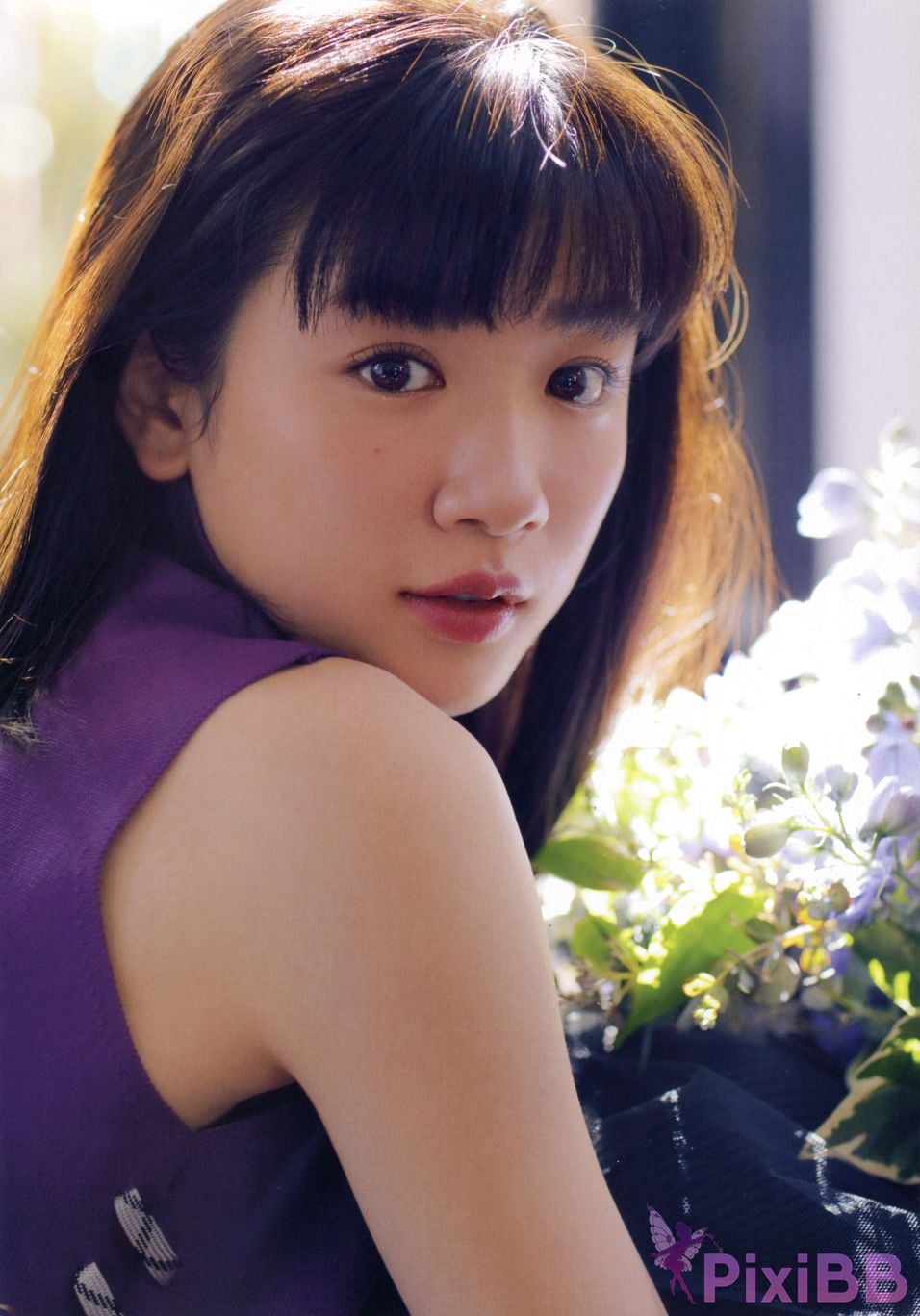 Japanese Idol Mei Nagano PHOTO BOOK in half blue PixiBB.COM 016