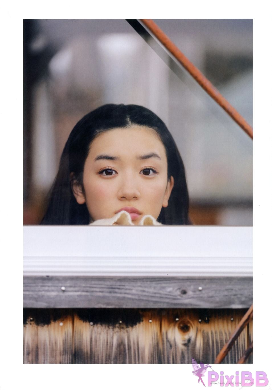Japanese Idol Mei Nagano PHOTO BOOK in half blue PixiBB.COM 027