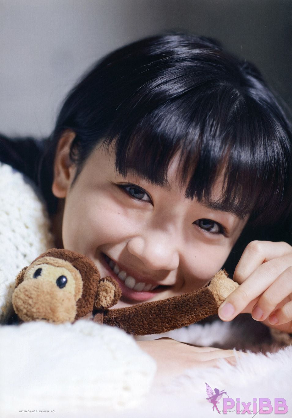 Japanese Idol Mei Nagano PHOTO BOOK in half blue PixiBB.COM 062