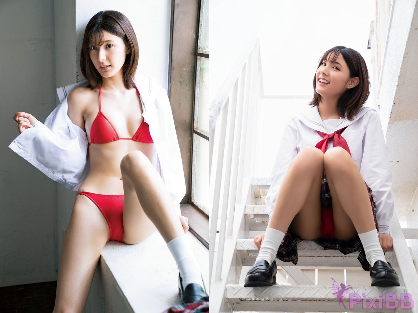 Japanese Idol Hinano Ayakawa Asa Gei Secret digital photo book Immoral premonition after school sister sailor special PixiBB.COM 013