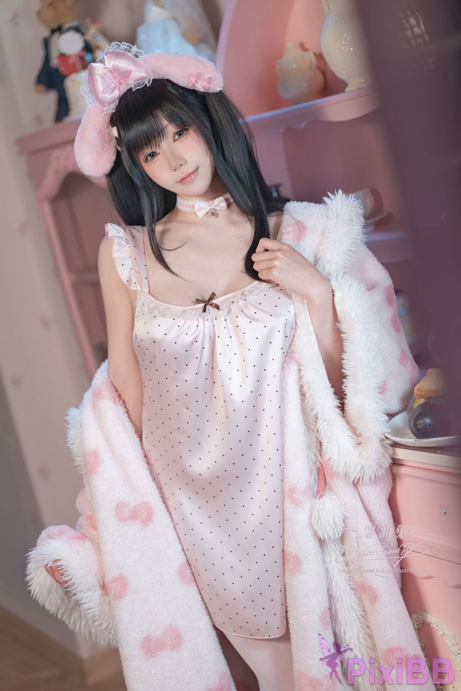 Cosplayer Sticky Dumpling Rabbit 2026 Year 04 monthly works good night girl PixiBB.COM 006