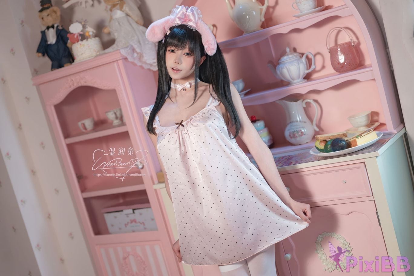 Cosplayer Sticky Dumpling Rabbit 2026 Year 04 monthly works good night girl PixiBB.COM 009