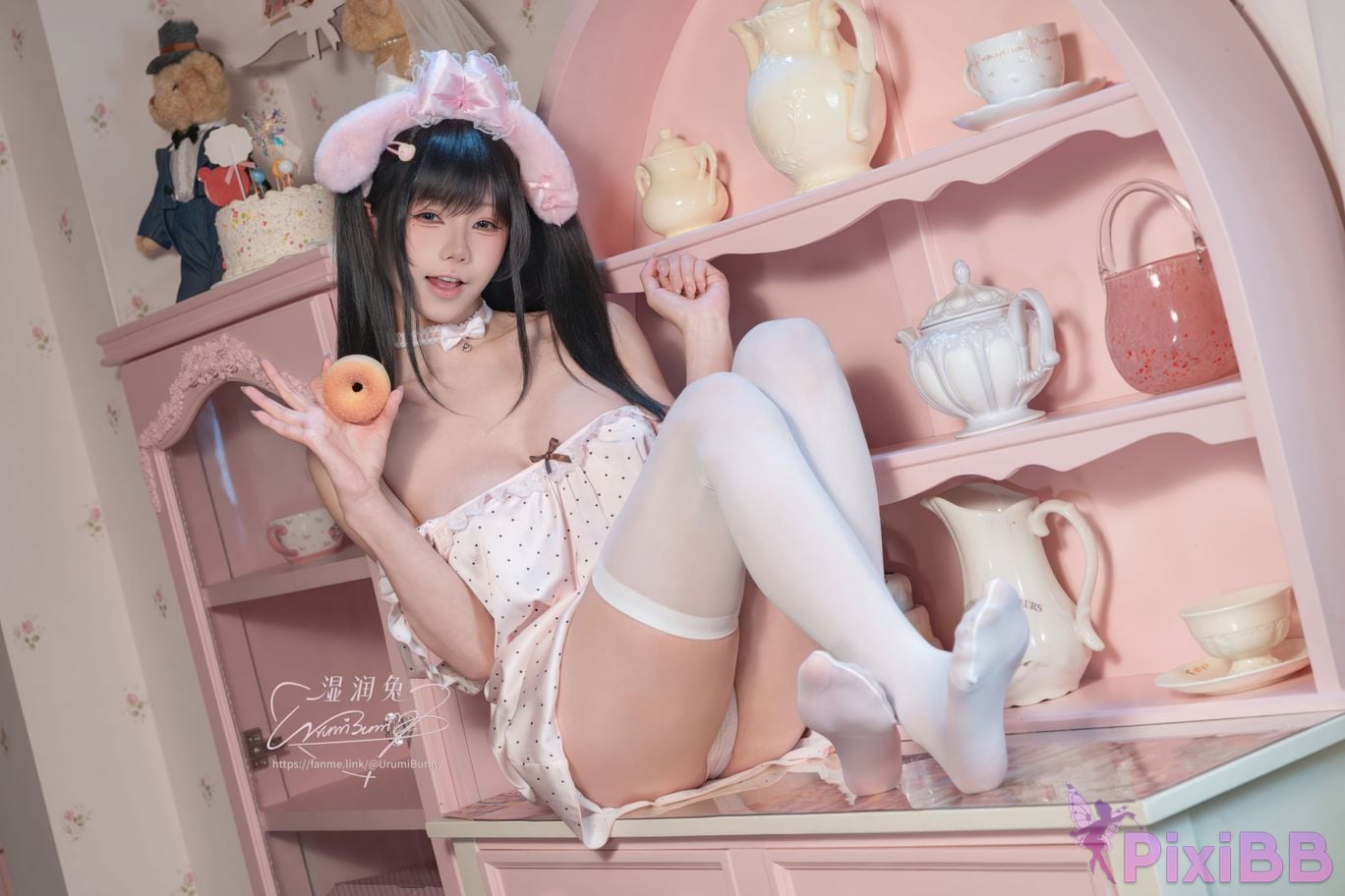 Cosplayer Sticky Dumpling Rabbit 2026 Year 04 monthly works good night girl PixiBB.COM 020