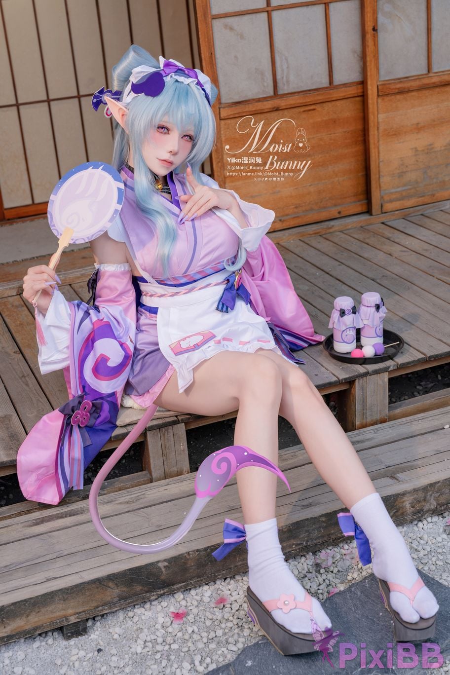 Cosplay Sticky Tuanzi Rabbit Mays work Floating Pillows and Contemporary Beauty Dream of Yue Ruixi Hong Zhaoyuan PixiBB.COM 034