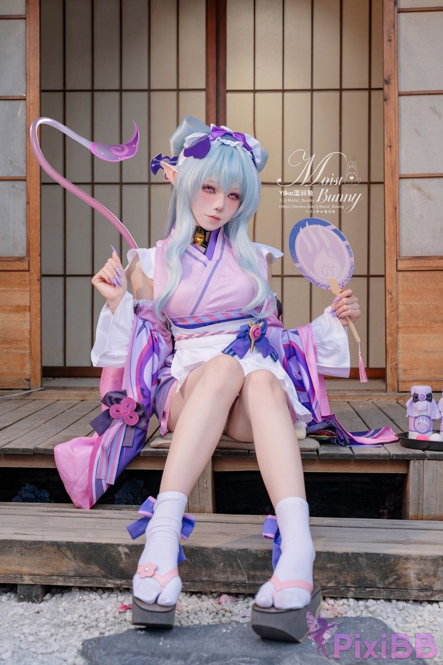 Cosplay Sticky Tuanzi Rabbit Mays work Floating Pillows and Contemporary Beauty Dream of Yue Ruixi Hong Zhaoyuan PixiBB.COM 038