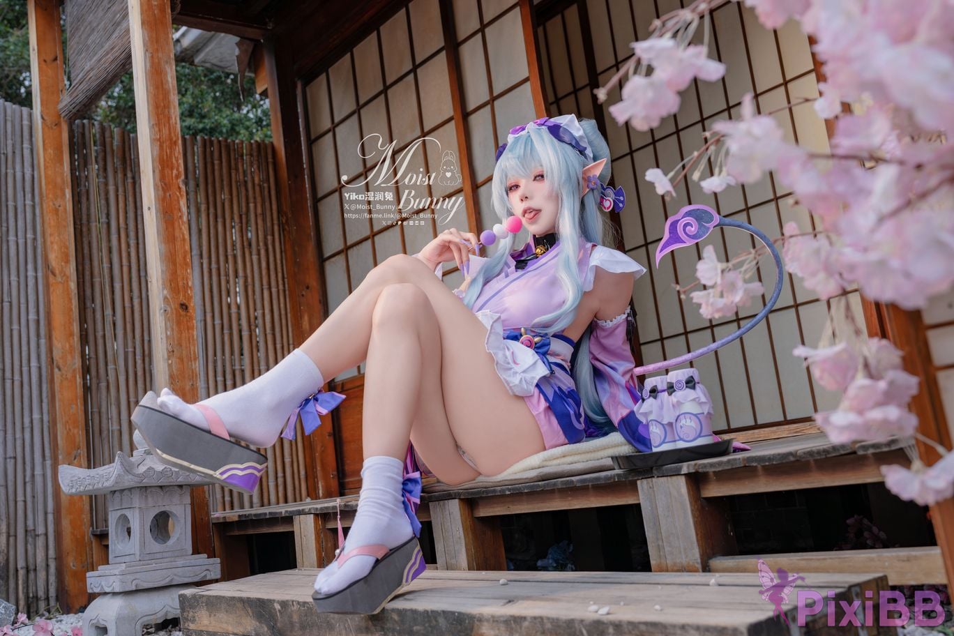 Cosplay Sticky Tuanzi Rabbit Mays work Floating Pillows and Contemporary Beauty Dream of Yue Ruixi Hong Zhaoyuan PixiBB.COM 039