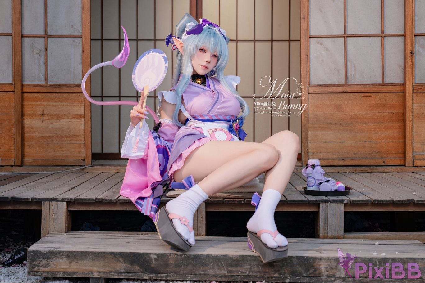 Cosplay Sticky Tuanzi Rabbit Mays work Floating Pillows and Contemporary Beauty Dream of Yue Ruixi Hong Zhaoyuan PixiBB.COM 041