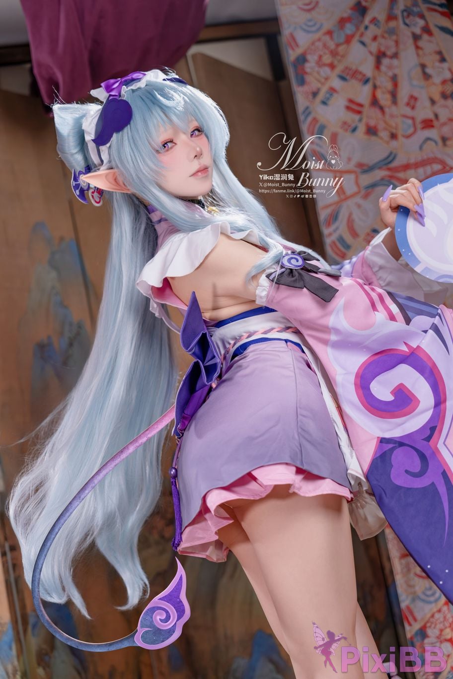 Cosplay Sticky Tuanzi Rabbit Mays work Floating Pillows and Contemporary Beauty Dream of Yue Ruixi Hong Zhaoyuan PixiBB.COM 045