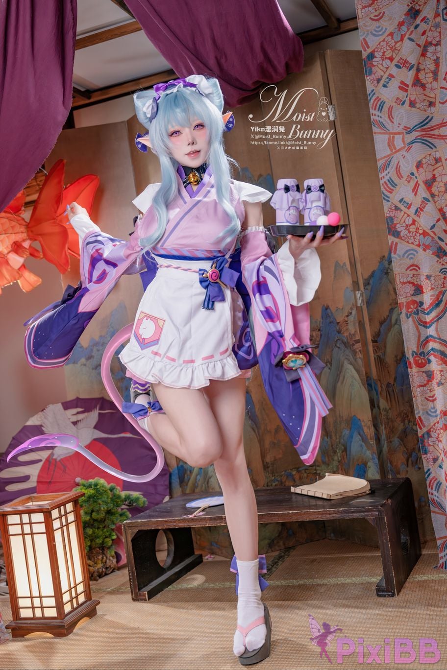 Cosplay Sticky Tuanzi Rabbit Mays work Floating Pillows and Contemporary Beauty Dream of Yue Ruixi Hong Zhaoyuan PixiBB.COM 048