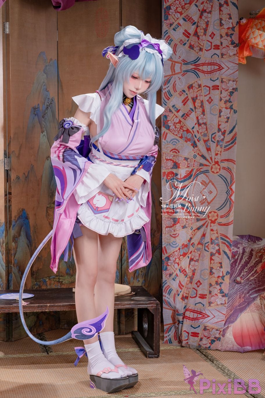 Cosplay Sticky Tuanzi Rabbit Mays work Floating Pillows and Contemporary Beauty Dream of Yue Ruixi Hong Zhaoyuan PixiBB.COM 050