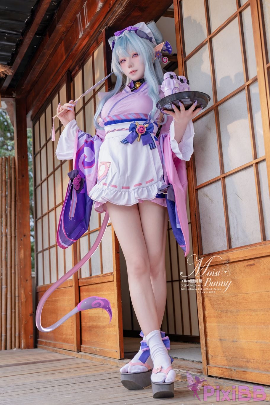 Cosplay Sticky Tuanzi Rabbit Mays work Floating Pillows and Contemporary Beauty Dream of Yue Ruixi Hong Zhaoyuan PixiBB.COM 066