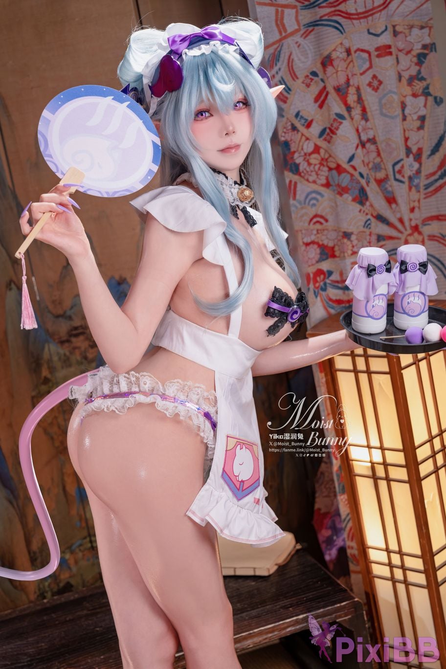 Cosplay Sticky Tuanzi Rabbit Mays work Floating Pillows and Contemporary Beauty Dream of Yue Ruixi Hong Zhaoyuan PixiBB.COM 069