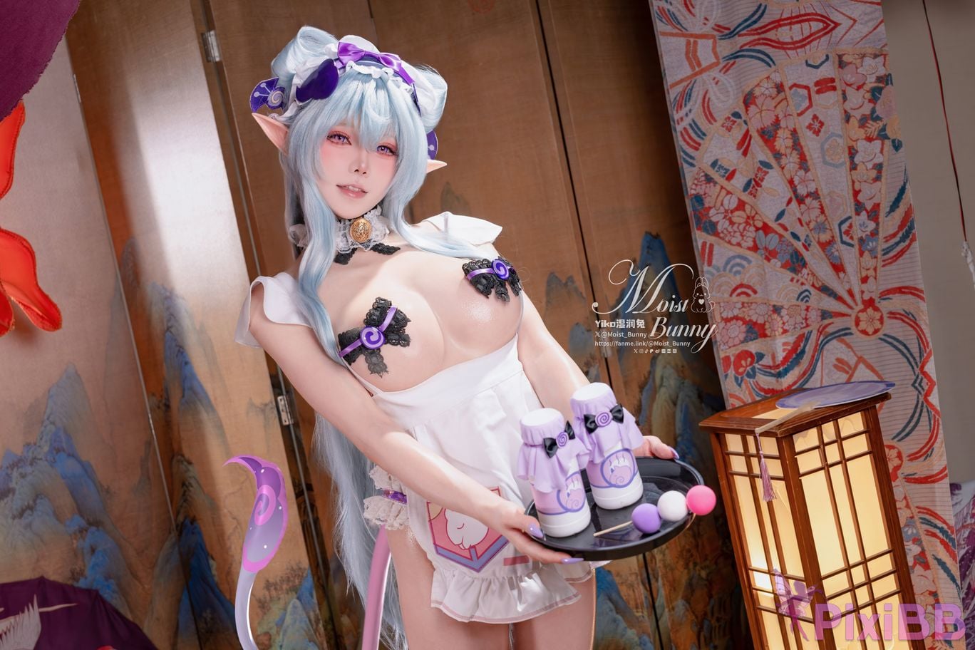 Cosplay Sticky Tuanzi Rabbit Mays work Floating Pillows and Contemporary Beauty Dream of Yue Ruixi Hong Zhaoyuan PixiBB.COM 070