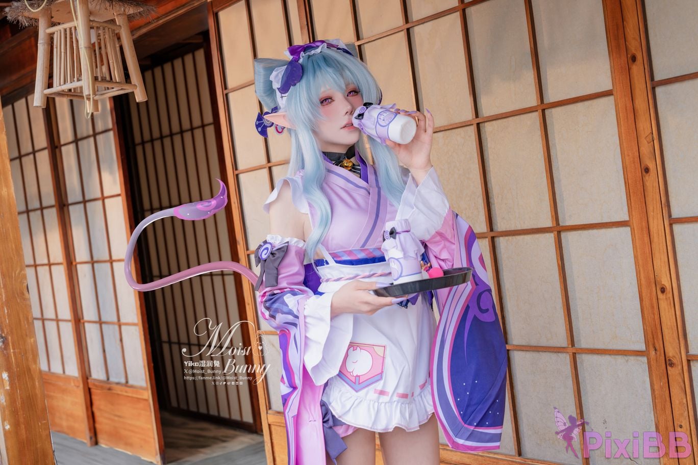 Cosplay Sticky Tuanzi Rabbit Mays work Floating Pillows and Contemporary Beauty Dream of Yue Ruixi Hong Zhaoyuan PixiBB.COM 099