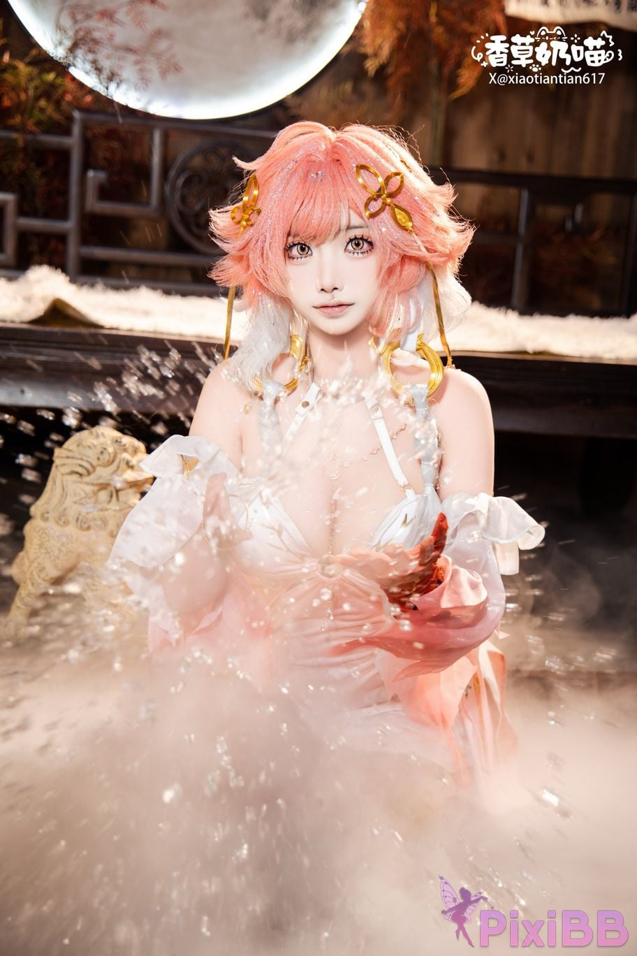 Cosplayer Vanilla Milk Meow Changli Collectors Edition long swimsuit PixiBB.COM 002.JPG