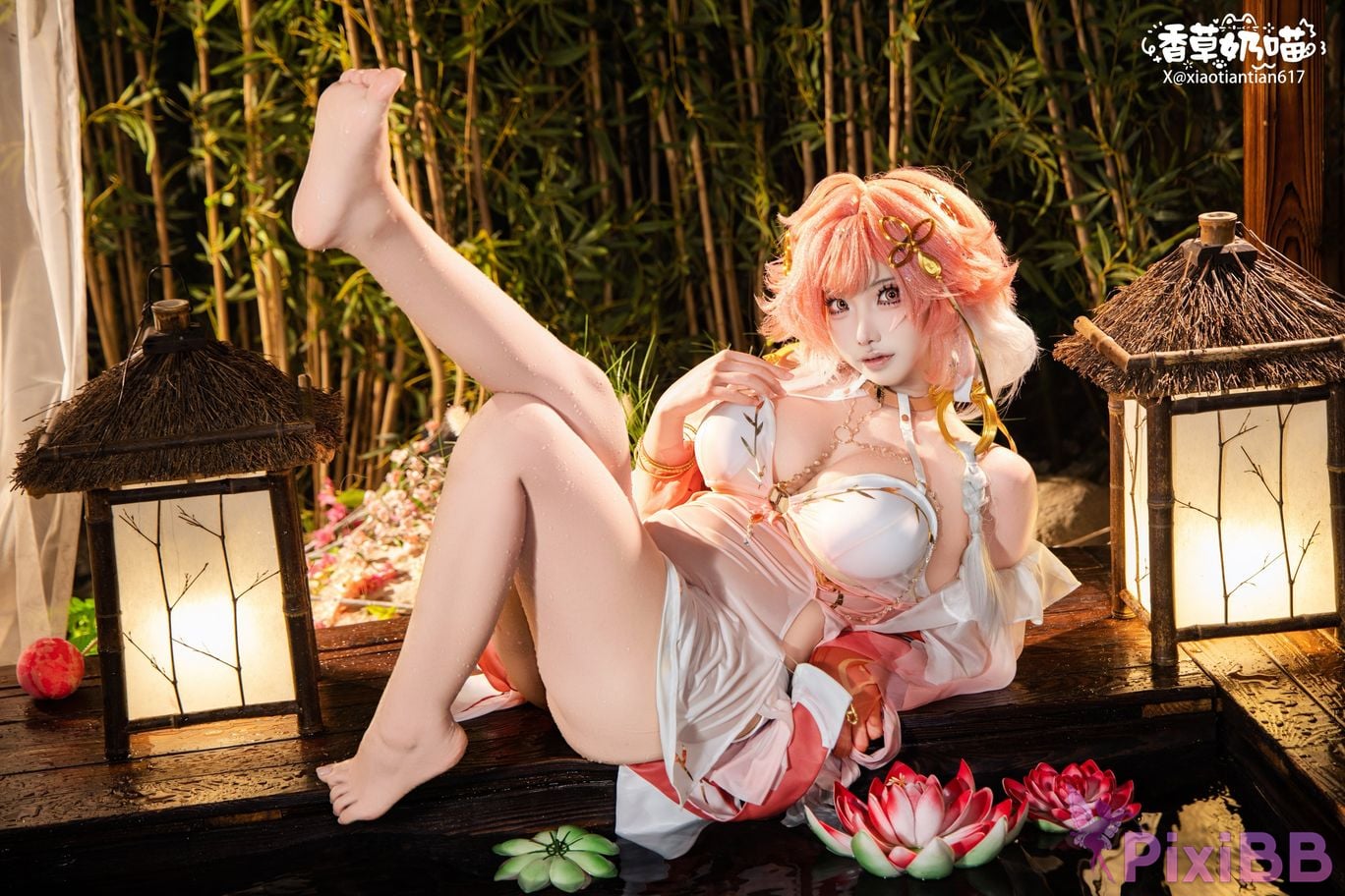 Cosplayer Vanilla Milk Meow Changli Collectors Edition long swimsuit PixiBB.COM 006.JPG