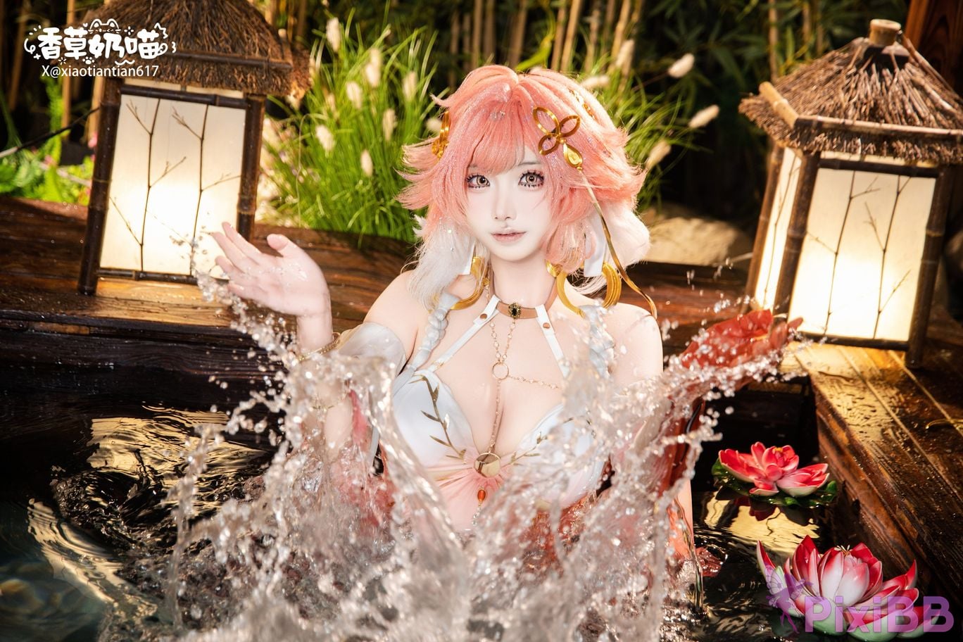 Cosplayer Vanilla Milk Meow Changli Collectors Edition long swimsuit PixiBB.COM 009.JPG