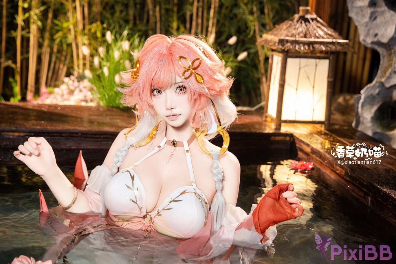Cosplayer Vanilla Milk Meow Changli Collectors Edition long swimsuit PixiBB.COM 033.JPG