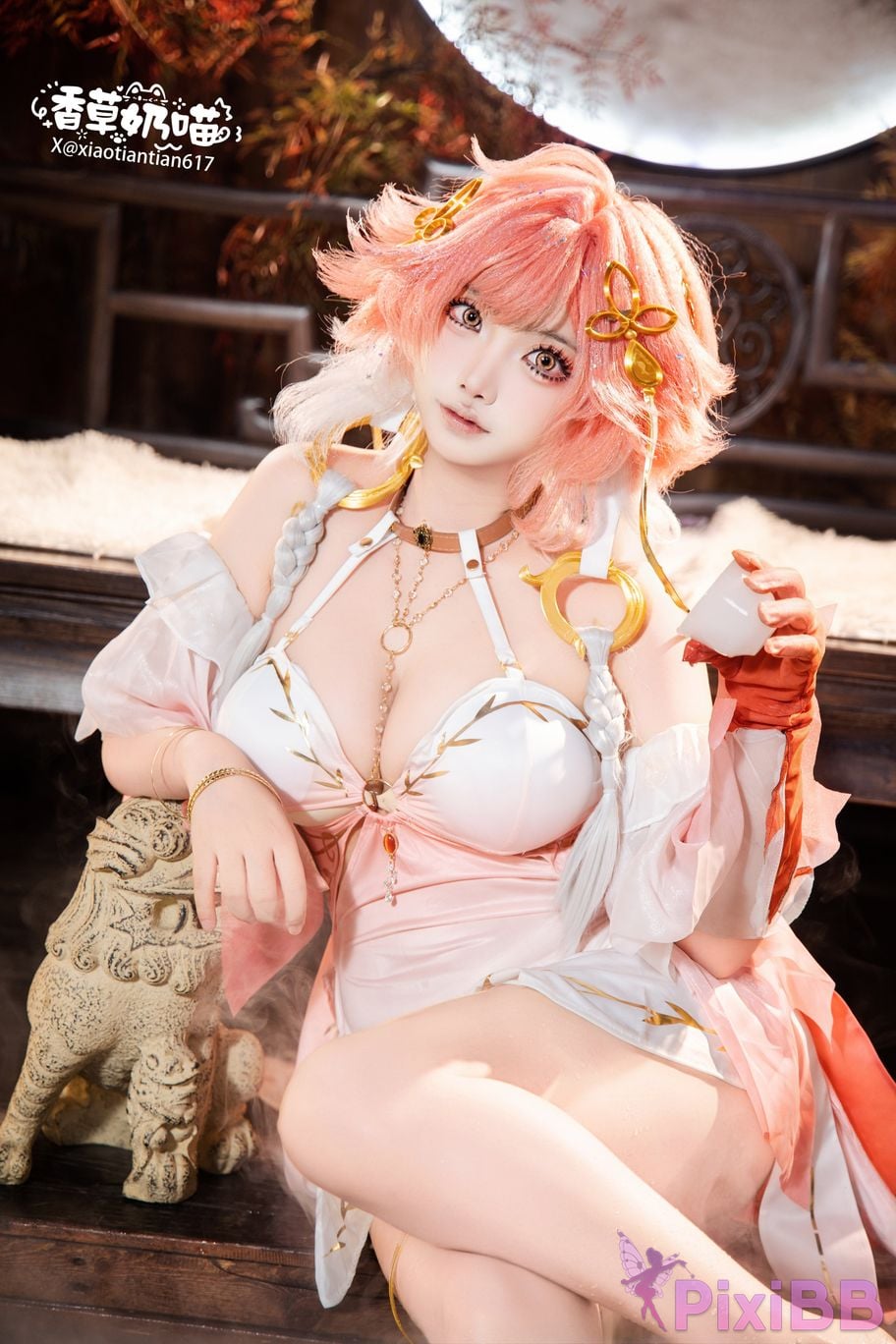 Cosplayer Vanilla Milk Meow Changli Collectors Edition long swimsuit PixiBB.COM 042.JPG