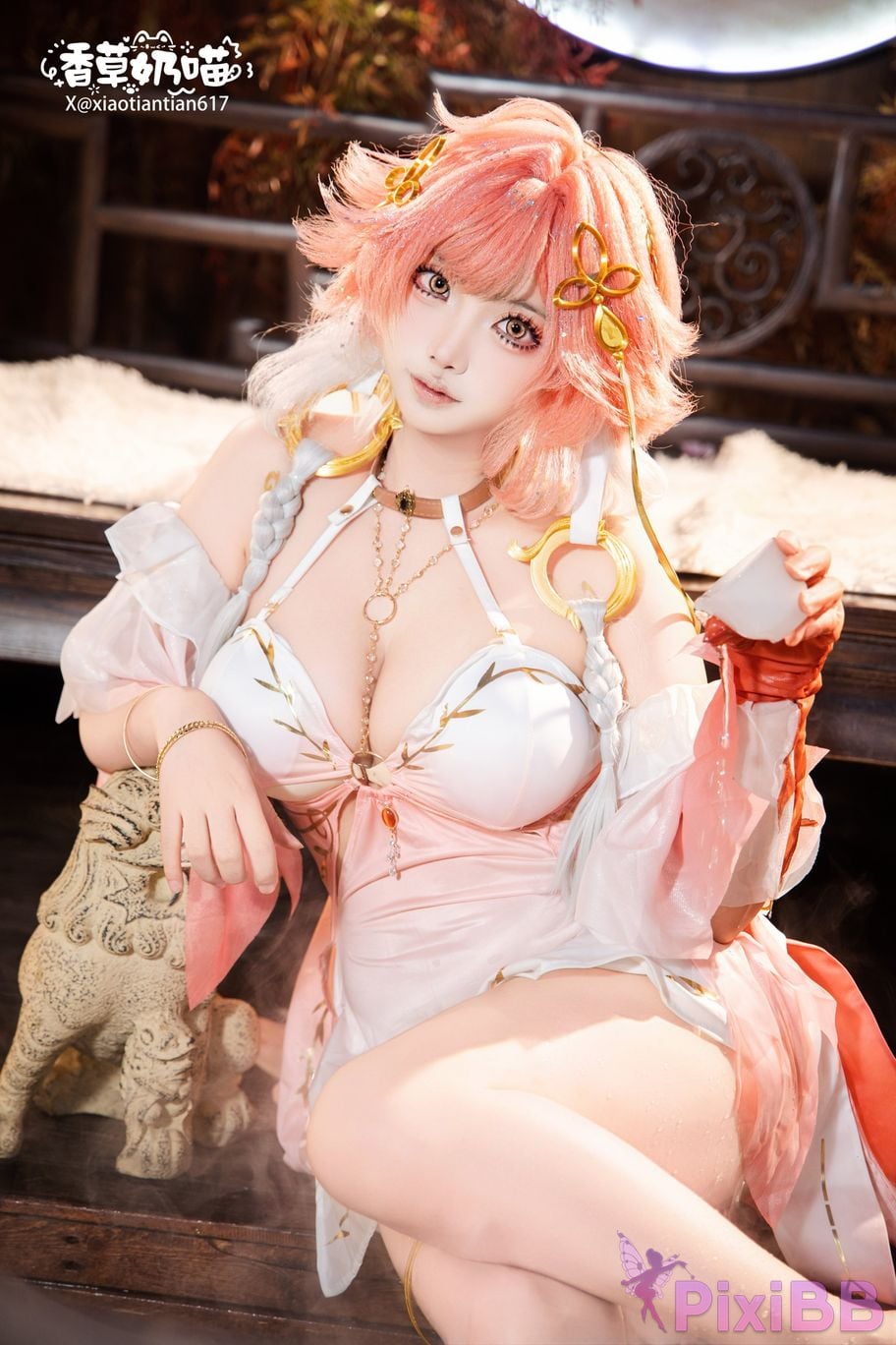 Cosplayer Vanilla Milk Meow Changli Collectors Edition long swimsuit PixiBB.COM 043.JPG