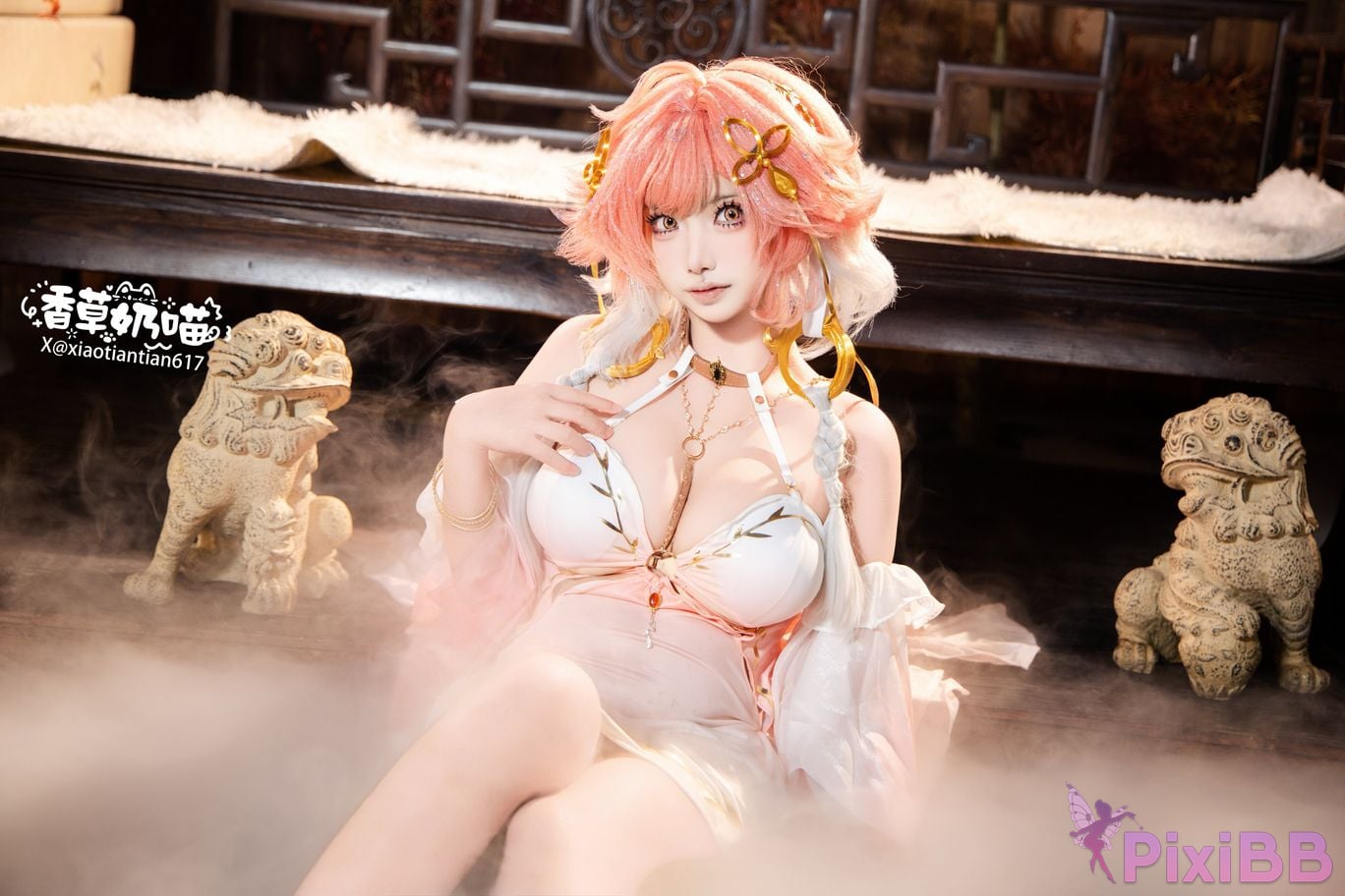 Cosplayer Vanilla Milk Meow Changli Collectors Edition long swimsuit PixiBB.COM 044.JPG