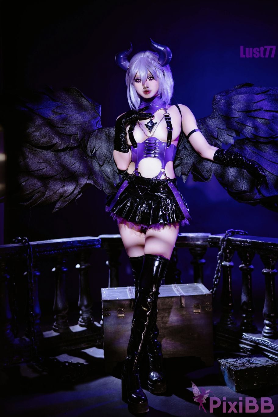 Cosplayer Qiqi be good Song of the Fallen Angels PixiBB.COM 001