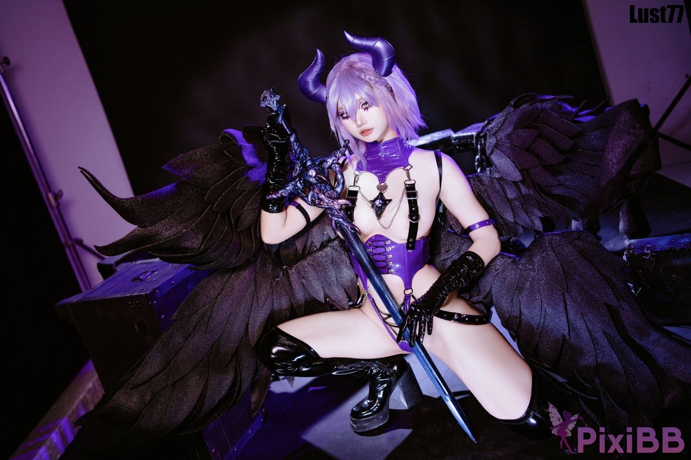 Cosplayer Qiqi be good Song of the Fallen Angels PixiBB.COM 008