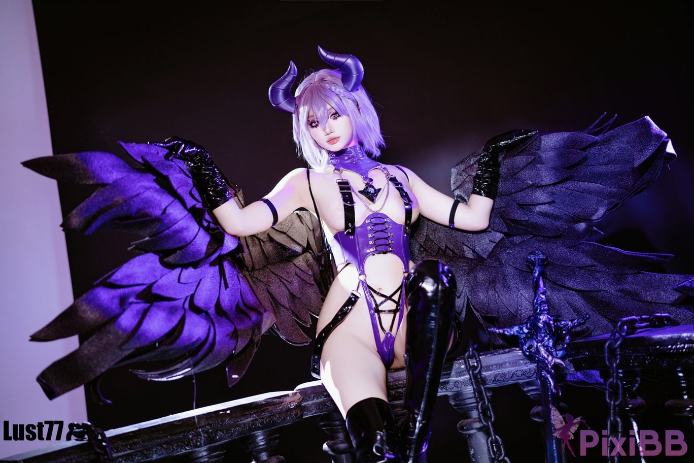 Cosplayer Qiqi be good Song of the Fallen Angels PixiBB.COM 014