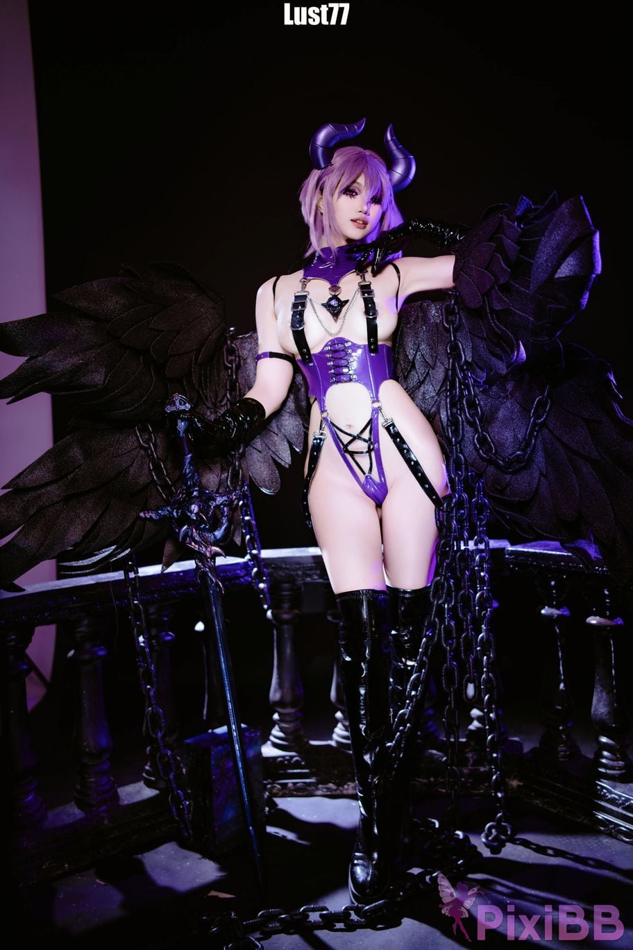 Cosplayer Qiqi be good Song of the Fallen Angels PixiBB.COM 015