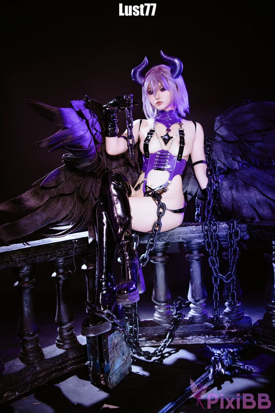 Cosplayer Qiqi be good Song of the Fallen Angels PixiBB.COM 021