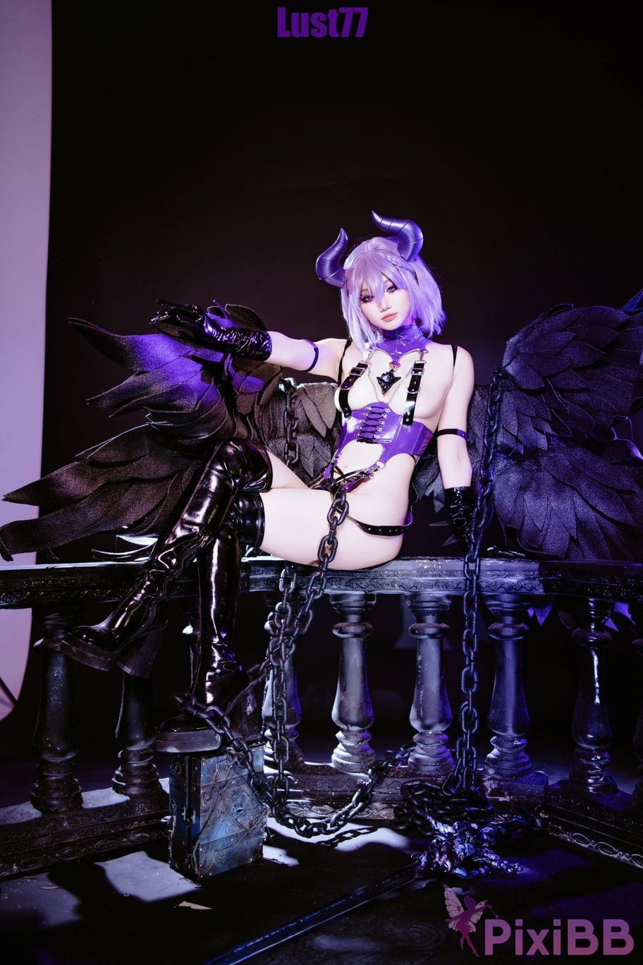 Cosplayer Qiqi be good Song of the Fallen Angels PixiBB.COM 022