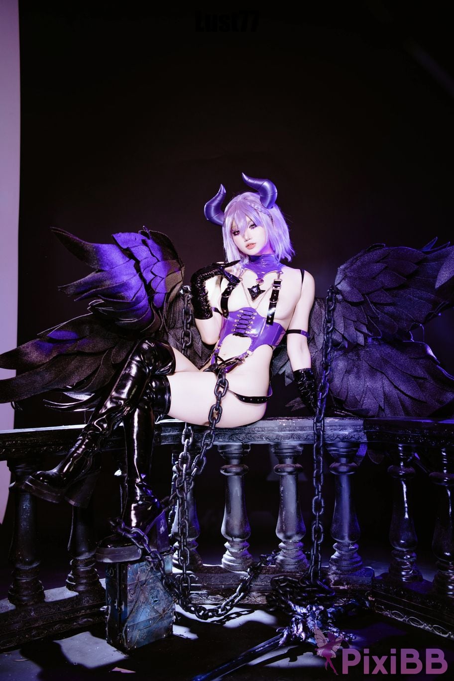 Cosplayer Qiqi be good Song of the Fallen Angels PixiBB.COM 024