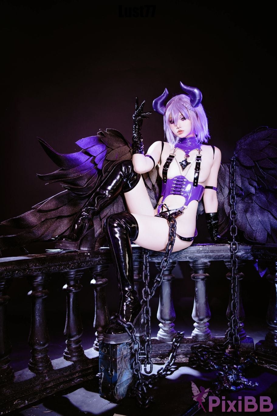 Cosplayer Qiqi be good Song of the Fallen Angels PixiBB.COM 025
